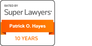 Super Lawyers Patrick O. Hayes 10 Years