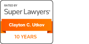 Super Lawyers Clayton C. Utkov 10 Years