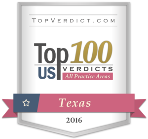 Topverdict.com Top 100 US Verdicts Texas 2016