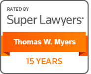 Super Lawyers Thomas W. Myers 15 Years