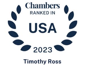 Chambers Ranked in USA 2023 Timothy Ross
