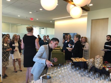 Attendees at The Women's Initiative Wine Makers Tasting