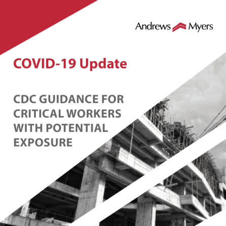 CDC Issues Interim Guidance for Critical Infrastructure Workers with Potential Exposure