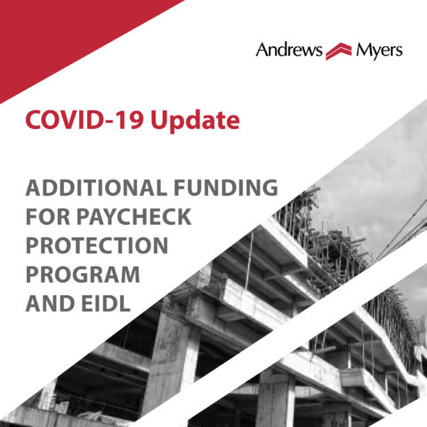 Additional Funding for Paycheck Protection Program and EIDL